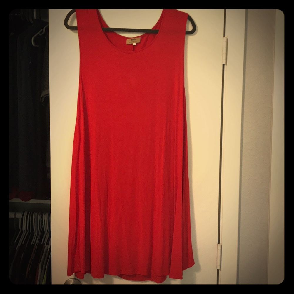 Cute Casual Red Dress